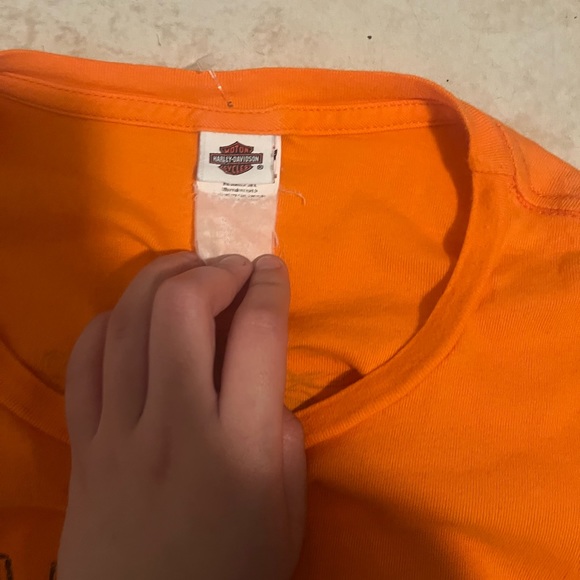 HARLEY DAVIDSON LONG SLEEVE SHIRT WITH HOLES FOR THUMB - Picture 2 of 5